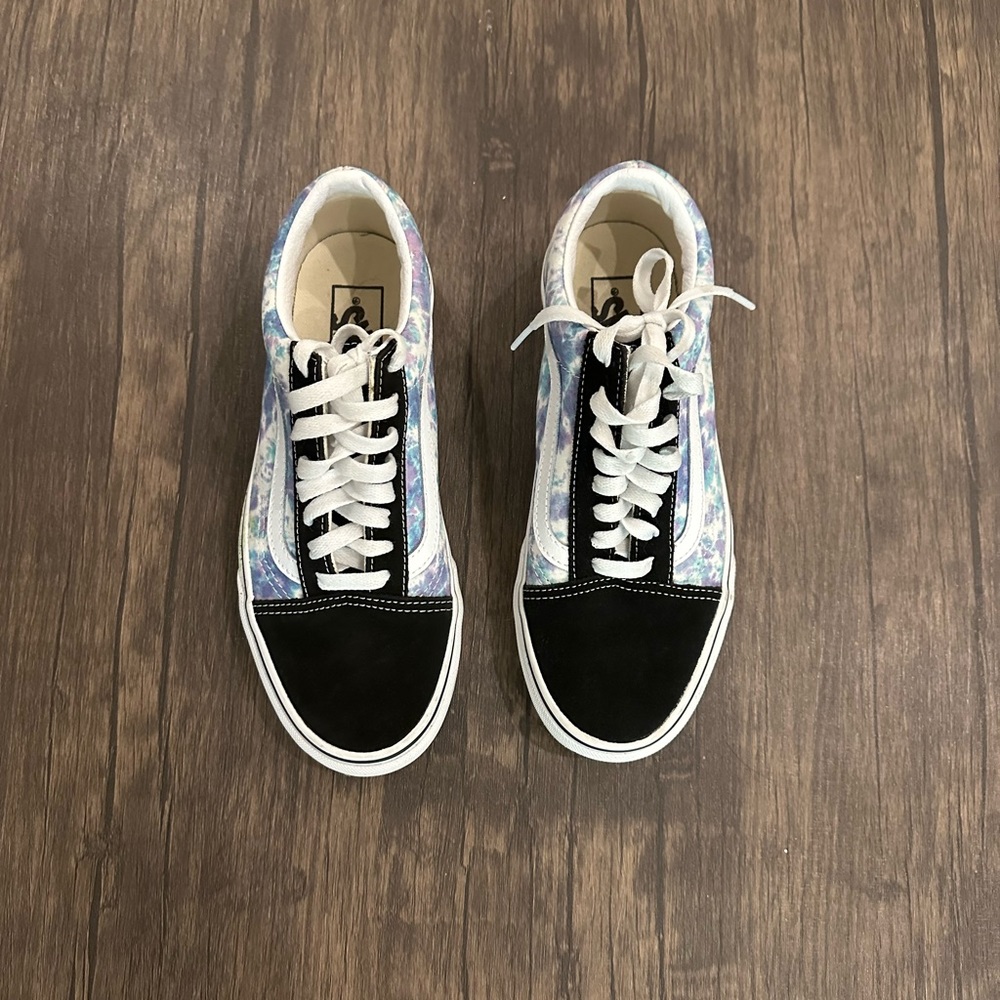 Galaxy Vans Shoes size 8